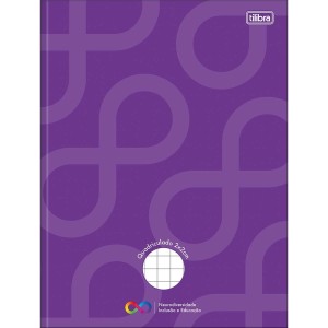 CADERNO QUADRICULADO BROCHURA 10X10MM 40FLS JOLIE TILIBRA