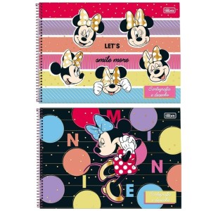 CADERNO DESENHO 80FLS MINNIE TILIBRA