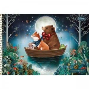 CADERNO DESENHO 80FLS LOVELAND TILIBRA