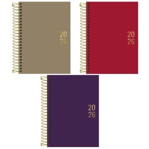 Agenda 2026 Diária Napoli Cores Espiral TILIBRA