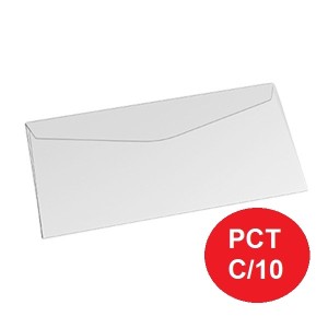 Envelope 114X229 S/RPC Branco Pacote Com 10 Unidades