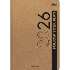 Agenda 2026 Planner Mensal KraftWork Grampeada TILIBRA