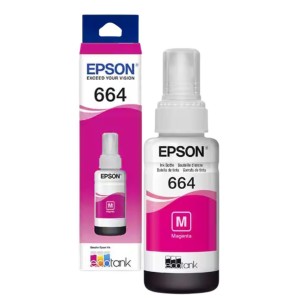 Refil Garrafa de Tinta Epson 664 Maganta Ecotank Original
