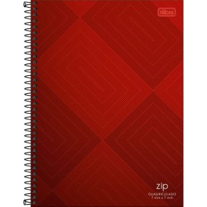 CADERNO QUADRICULADO ESPIRAL 10X10MM 96FLS UNIVERSITARIO D+ CAPA DURA TILIBRA