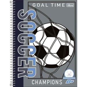 Caderno Quadriculado Espiral 10x10mm 96fls Universitario D+ Capa Dura TILIBRA