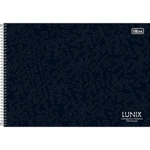 Caderno de Desenho Milimetrado 60fls Lunix Cores Capa Dura TILIBRA