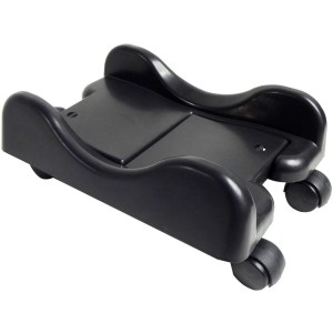 SUPORTE P/CPU UNIVERSAL C/RODAS PRETO ACRINIL